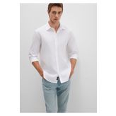 Mavi Beyaz Gömlek Slim Fit / Dar Kesim 0211656-620