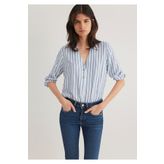 Mavi Çizgili Bluz 122400-83979