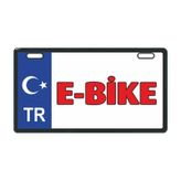MAVİ E-BİKE PLAKALIK