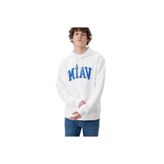 MAVİ Erkek Kapüşonlu Baskılı Sweatshirt, Beyaz, S Beden