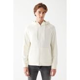 MAVİ Erkek Sweatshirt, Beyaz Kırık, XL