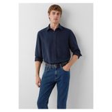 Mavi Erkek Uzun Kol Gömlek Dark Navy Gömlek