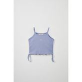 Mavi Fitilli Askılı Bluz - Mini Şort - 11 - 12 Yaş