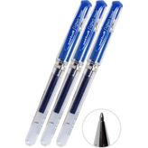 Mavi İmza Kalemi 3 Adet Uniball Signo Broad1.0 mm Roller Pilot Kalem Um-153 Roller Uçlu Likit Mürekkepli Pilot Kalem