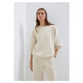 MAVİ KADIN OVERSİZE SWEATSHIRT Bone White 168837-70065