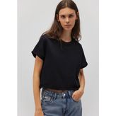 Mavi Kadın Siyah Basic Crop Tişört 168220-900 - XS