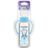 Mavi Kulplu Cam Biberon 240 Ml, Şık ve Kullanışlı Bebek Ürünleri - Ahşap - Ceviz