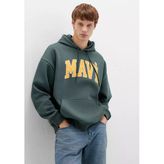 Mavi M067149 Logo Baskılı Erkek Kapüşonlu Sweatshirt