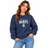 Mavi M1s20140 Mavi Logo Baskılı Kadın Sweatshirt