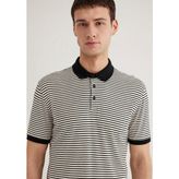Mavi Mavi Black Çizgili Polo Tişört 0611843-70055 - XL - Beyaz-70055