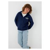 Mavi Minecraft Baskılı Kapüşonlu Sweatshirt 6S10187-84371