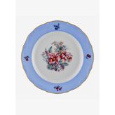 Mavi Porselen Pasta Tabağı 19 cm