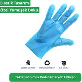 Mavi Pudrasız Tpe Eldiven 100 Adet
