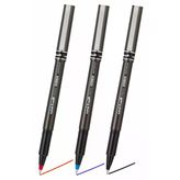Mavi Siyah Kırmızı Pilot Kalem Ub-155 Micro Deluxe 3 Adet Uniball Pilot Kalem 0.5 Mm Roller Uçlu Pilot Kalem İnce Uçlu