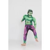 Mavişler Bebe Hulk Kostümü - 7 - 8 Yaş - Mor - Yeşil