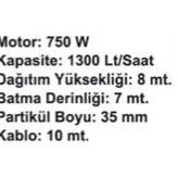 Max Extra QSB-JH-750 B Dalgıç Pompası