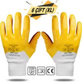 Max Safety NIT-400 Nitril Kaplama Sanayi İş Usta Eldiveni