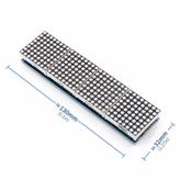MAX7219 4lü Dot Matrix Modül 64 Nokta Led Ekran 5V 8x8 Matris