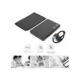 Maxgo 2.5 İnç Usb 3.0 Sata Harddisk HDD Kutusu İnce Siyah