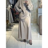 Maxi Boy Saten Etek - Bej - L
