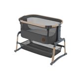 MAXİ-COSİ Maxi Cosi Iora Air Sallanabilen Ahşap Görünümlü Anne Yanı Beşik Beyond Graphite