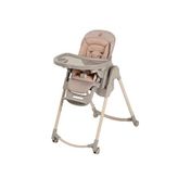 Maxi-cosi Minla Plus Elegance Terra 6'sı Bir Arada Ahşap Görünümlü 4 Tekerlekli Mama Sandalyesi - Bej