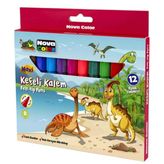Maxi Jumbo Keçeli Kalem Felt-Tip Pens- 12 Li