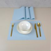 Maxstyle Harmony Cloud 4 Parça Amerikan Servis 30X45 cm - Açık Mavi