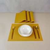 Maxstyle Harmony Mustard 4 Parça Amerikan Servis 30X45 cm - Sarı