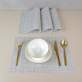 MAXSTYLE Light Grey 4 Parça Amerikan Servis 30x45 cm
