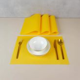 MAXSTYLE Plaid Lemon 4 Parça Amerikan Servis 30x45 cm
