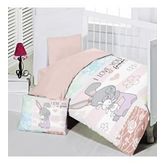 Maxstyle Ranforce Pink Rabbit Bebek Nevresim Takımı