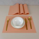 MAXSTYLE Serene Salmon 4 Parça Amerikan Servis 30x45 cm