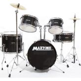 MAXTONE Mxc-602bk Junior Davul Set 5 Parça Siyah+zil Ve Tabure