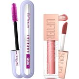 Maybelline Falsies Surreal Maskara + Lifter Gloss 003 Moon Dudak Parlatıcısı
