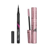 Maybelline Hyper Precise Eyeliner + Lash Sensational Sky High Maskara