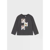 Mayoral Kız Bebek Sweatshirt Siyah