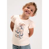 Mayoral Kız Çocuk Baskılı Tshirt Krem - 7 Yaş