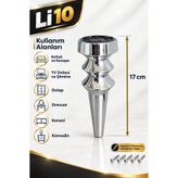 MB HIRDAVAT OLİVA 17 CM KROM PLASTİK AYAK KOLTUK , TV ÜNİTESİ , ŞÖMİNE ,KONSOL , KOMODİN , DOLAP , DRESUAR , MOBİLYA AYAĞI