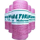 Mbb E-Ticaret 5 Adet Polyester Simli Makrome İpi Ss-1545
