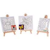 Mbb E-Ticaret Bu-Bu Şövaleli Tuval Seti Mini 15X20 cm TU0019