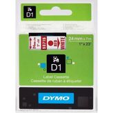 Mbb E-Ticaret Dymo 24MMX7 M Şerit Beyaz/kırmızı (D-53715)
