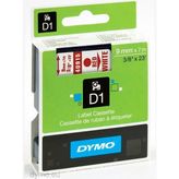 Mbb E-Ticaret Dymo 9MMX7M Şerit Kırmızı/beyaz (D-40915)