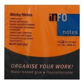 Mbb E-Ticaret Info Notes 75X75 Fosforlu Turuncu Postit 80 Yp 565435-(***6 Adet***)