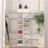 Mbes Mobilya Mbes Mobilya Beyaz Ayakkabılık 50x26 cm