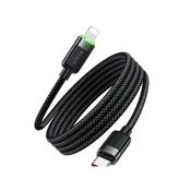 Mcdodo CA-2010 36W 1.2 mt Siyah USB-C to Lightning Manyetik Sarılabilir Kablo