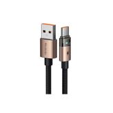 Mcdodo CA-6891 USB-A TO TYPE-C 1,2 m Kablo Şarj Işıklı
