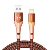 Mcdodo Çift Işıklı Led Switch 2a Iphone Lightning Turuncu 1.2 m Şarj Kablosu