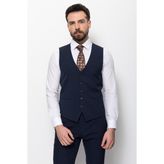 MCR Erkek Yelek Slim Fit Düz Lacivert Renk Hakim Yaka 1 Adet Şık ve Rahat - 52