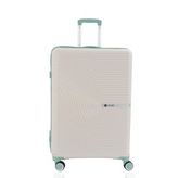 Mçs Polipropilen Valiz V374 75 CM (Beyaz-Su Yesılı)